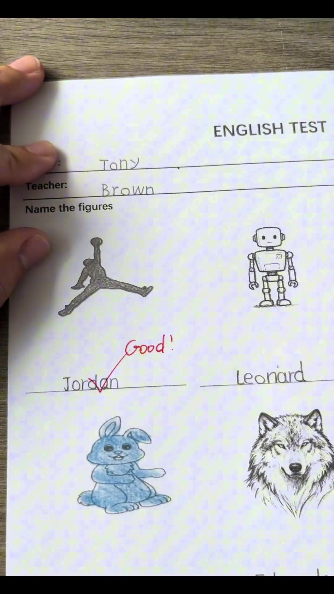 看似全錯(cuò)實(shí)則全對一位NBA球迷的英語測試卷