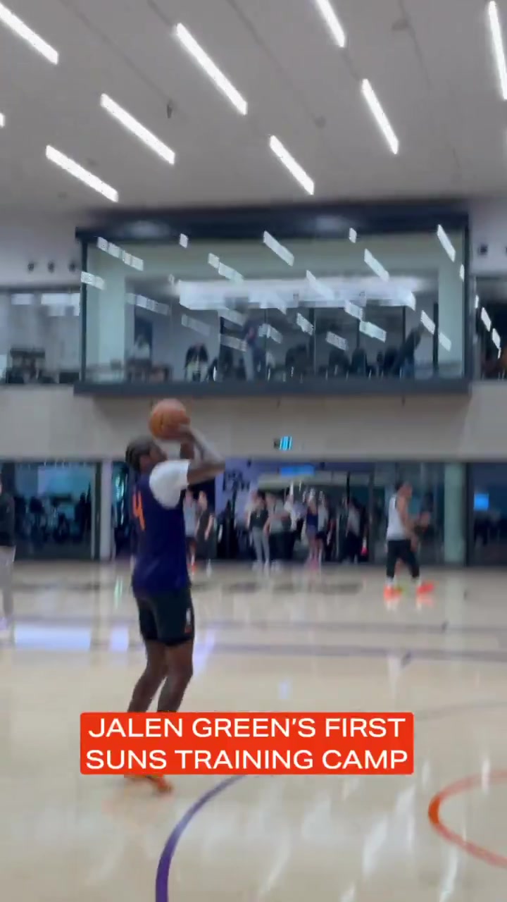 三分神準(zhǔn)太陽官方曬視頻杰倫-格林首次參加太陽訓(xùn)練營