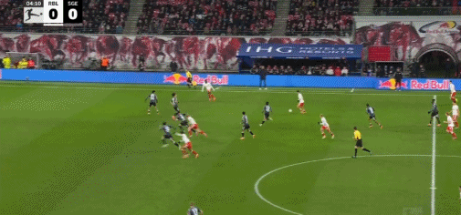 半場：萊比錫2-0法蘭克福，哈德、鮑姆加特納相互傳射